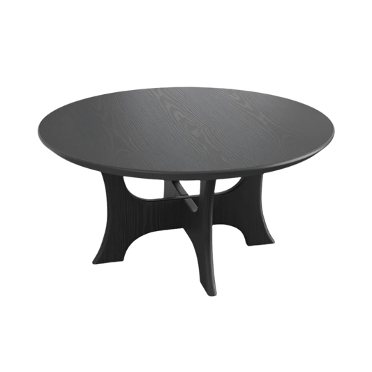 O&Co Damian Round Wood Coffee Table