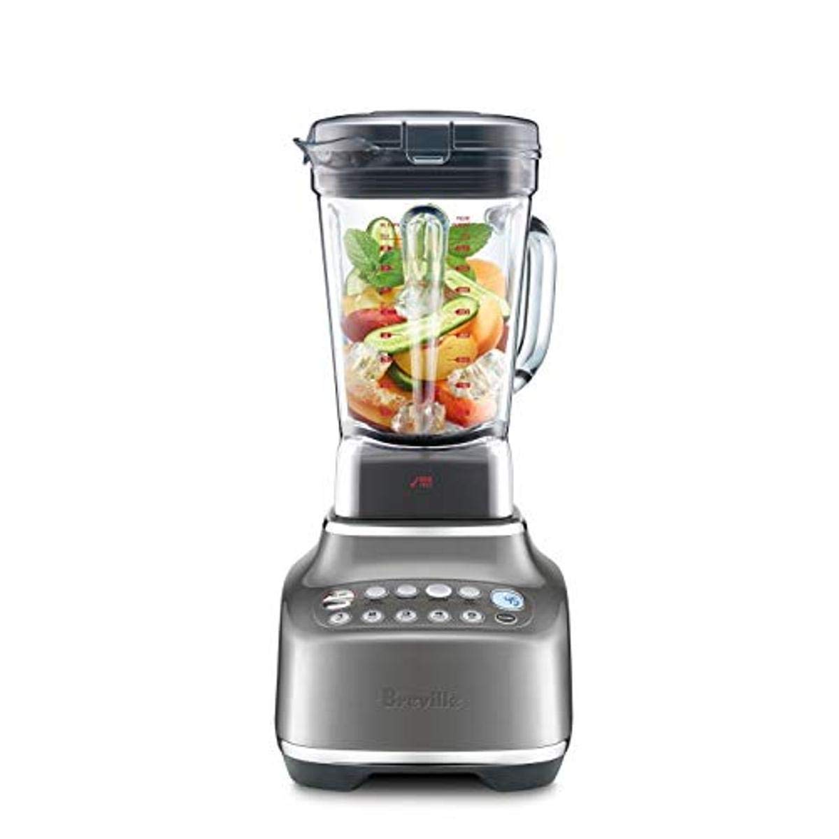 Breville Q Commercial-Grade Home Blender, Smoked Hickory