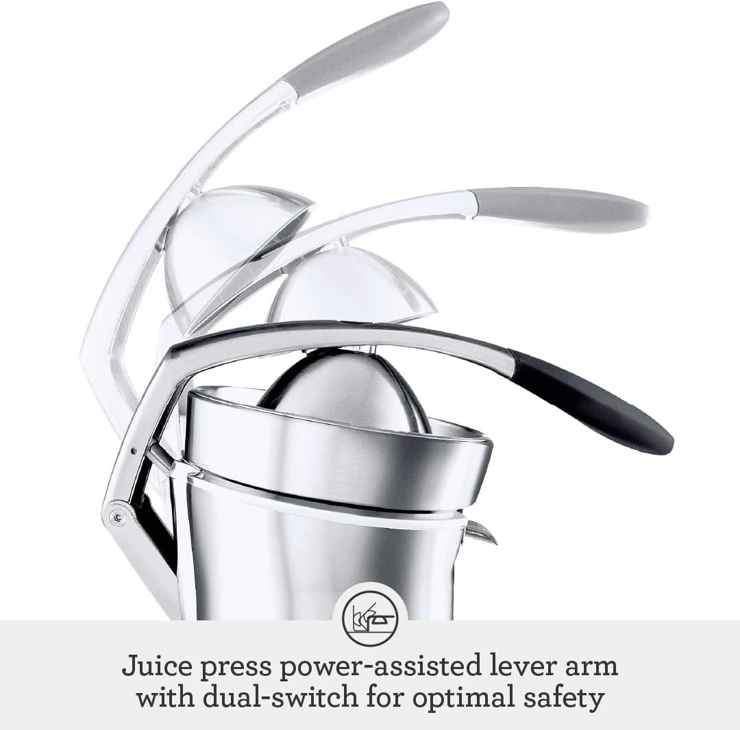 Breville 800CPXL Citrus Press Pro Juicer Machine, Brushed Stainless Steel