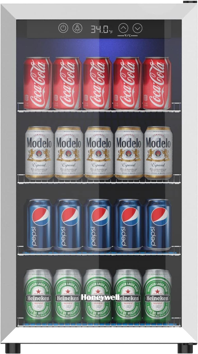 Honeywell Beverage Refrigerator and Cooler 115 can