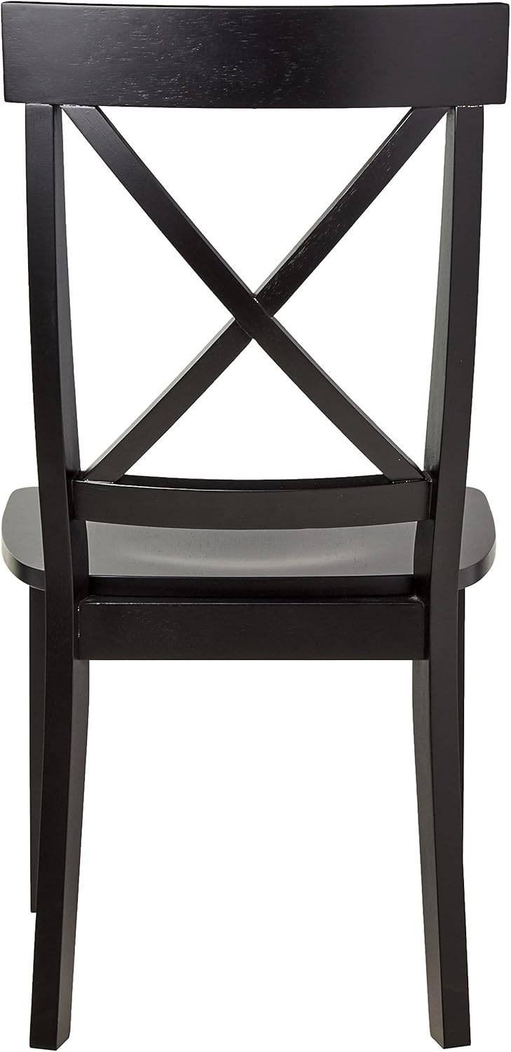 Homestyles Blair Black Dining Chairs, Set of 2