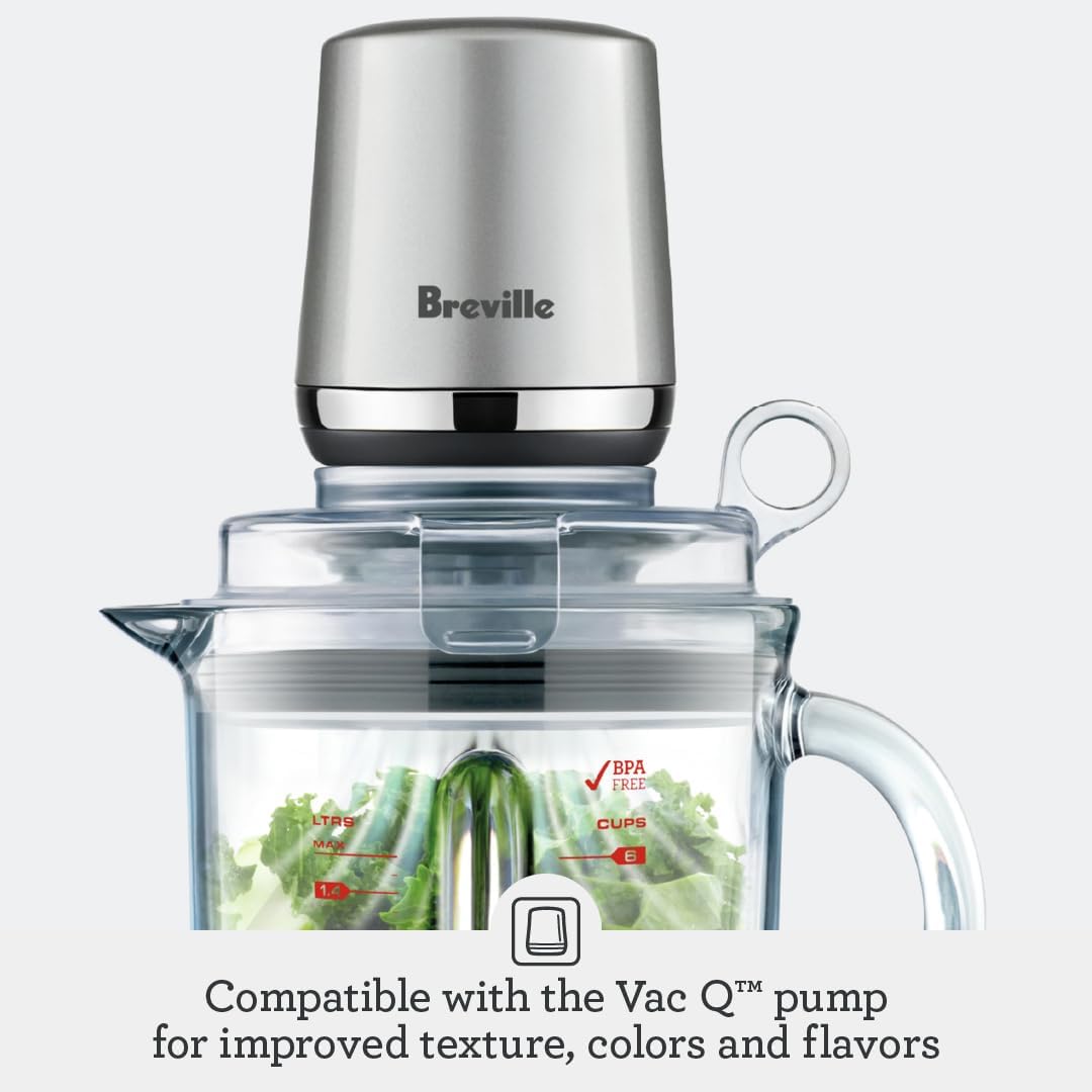 Breville Q Commercial-Grade Home Blender, Smoked Hickory