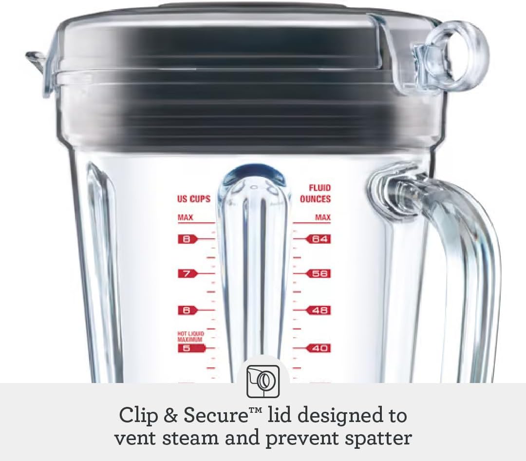 Breville Q Commercial-Grade Home Blender, Smoked Hickory