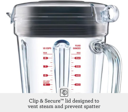 Breville Q Commercial-Grade Home Blender, Smoked Hickory