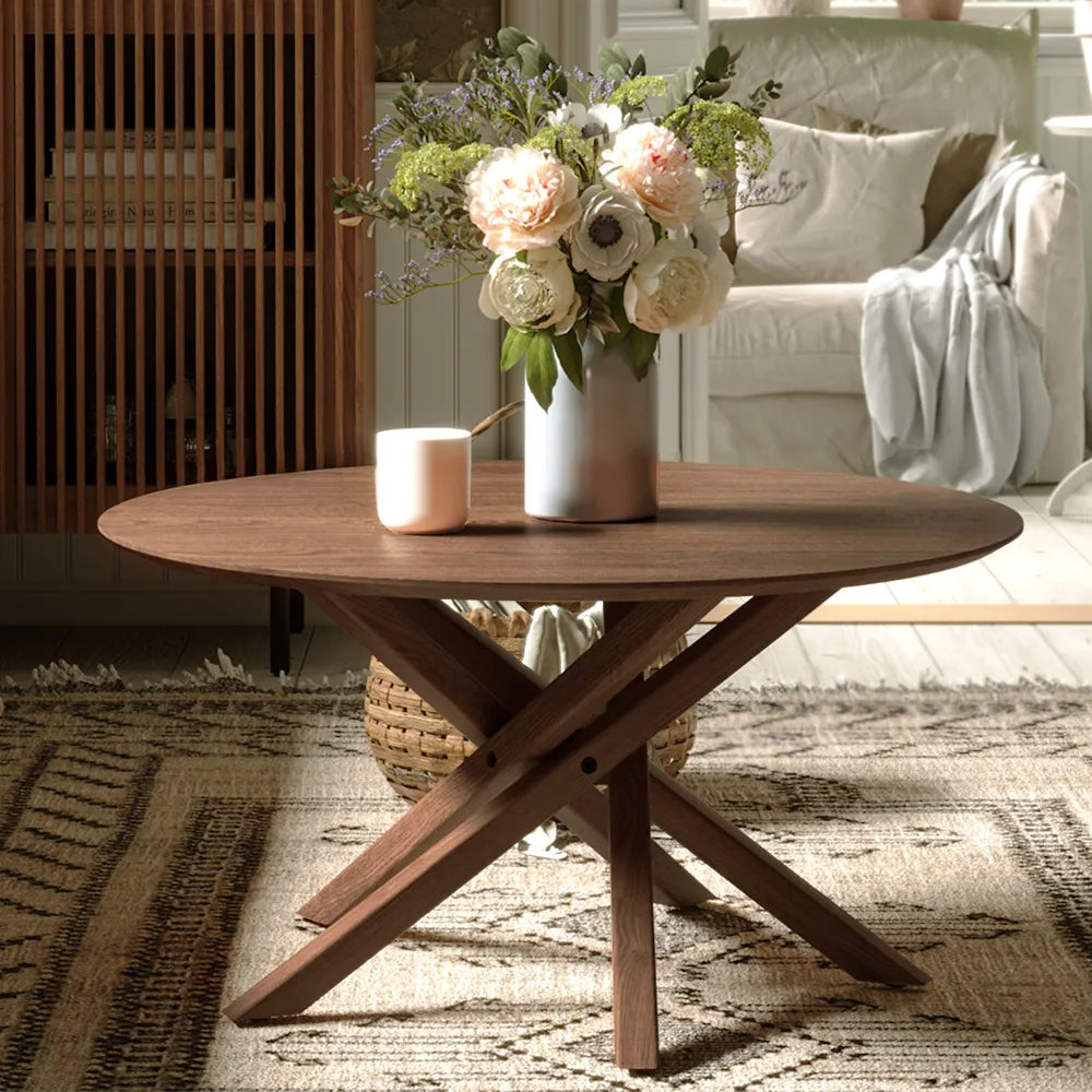 Interiors Round Wood Coffee Table