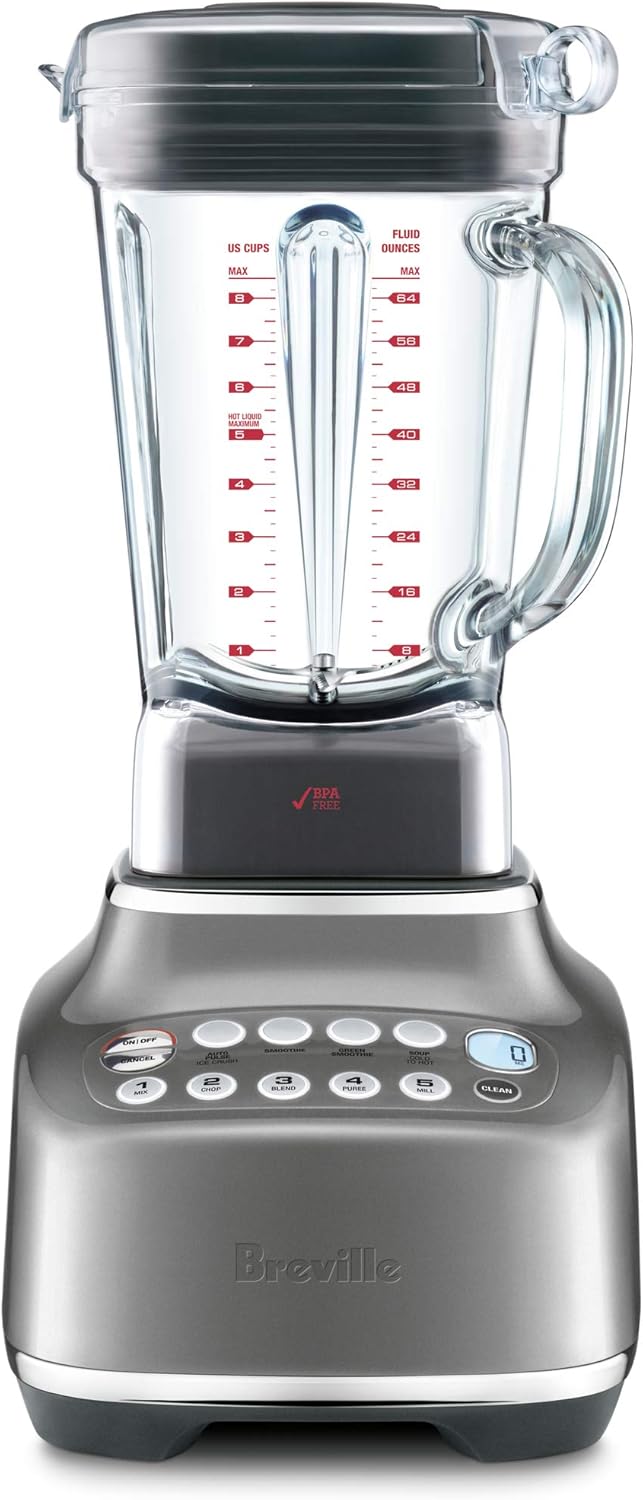 Breville Q Commercial-Grade Home Blender, Smoked Hickory Smoked Hickory 68 fl oz