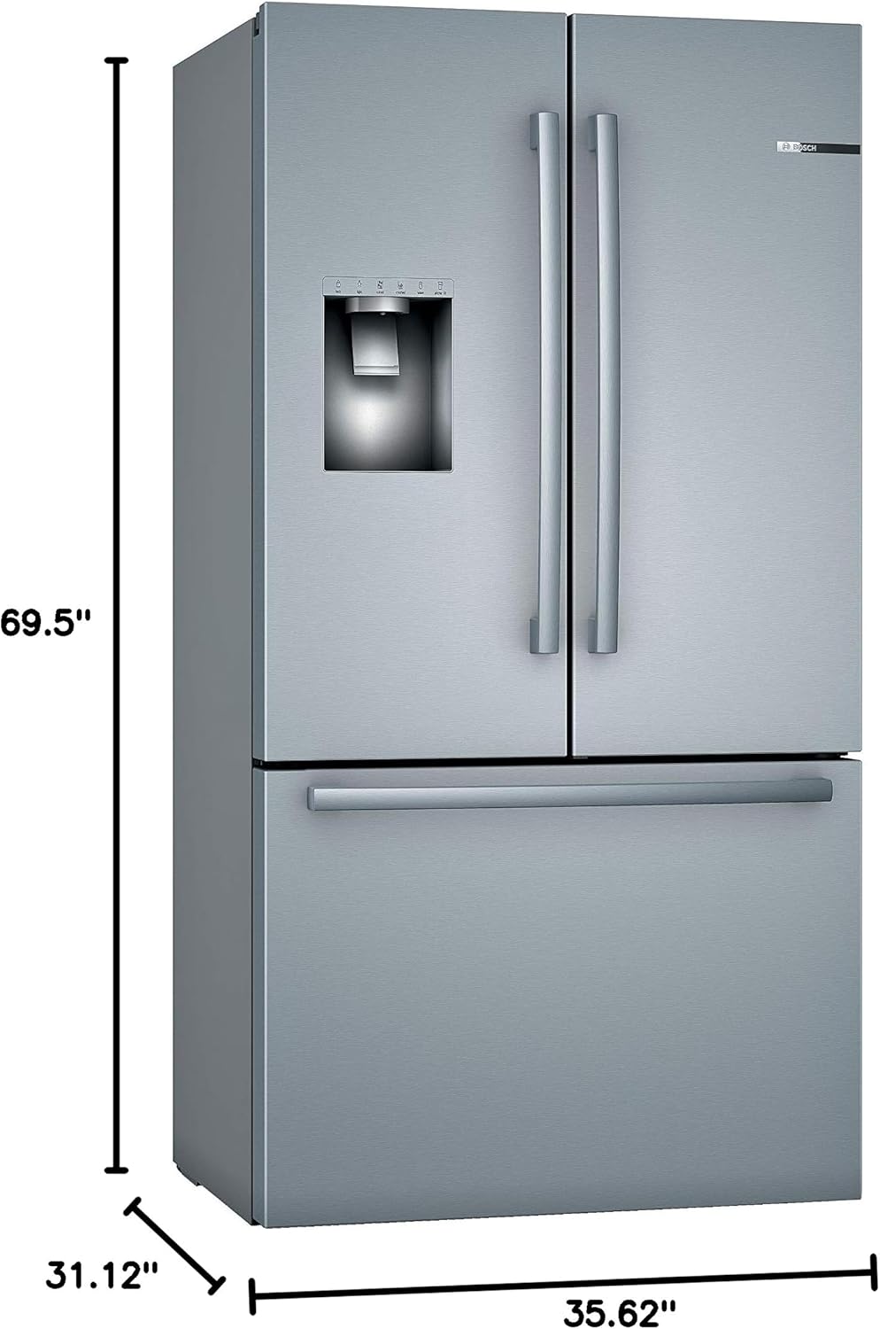 Bosch 500 Series 36" Stainless Steel Refrigerator