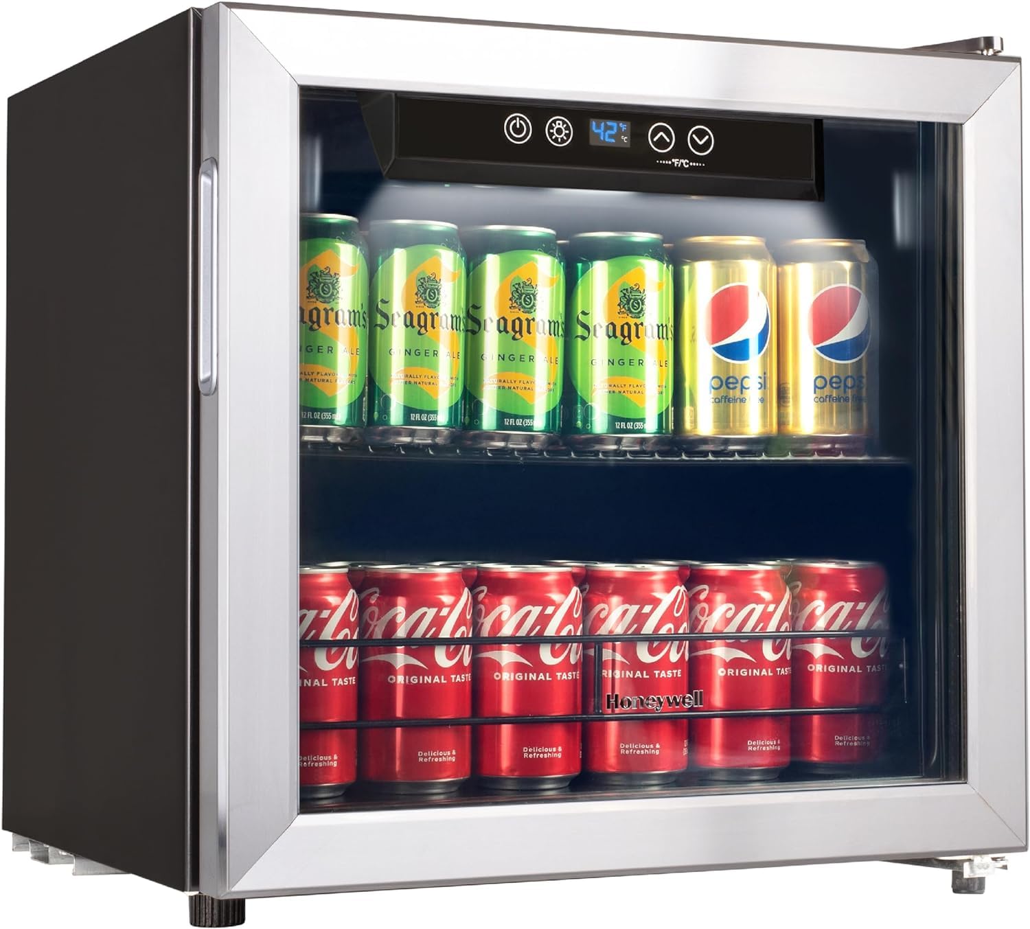 Honeywell Beverage Refrigerator and Cooler 48 can