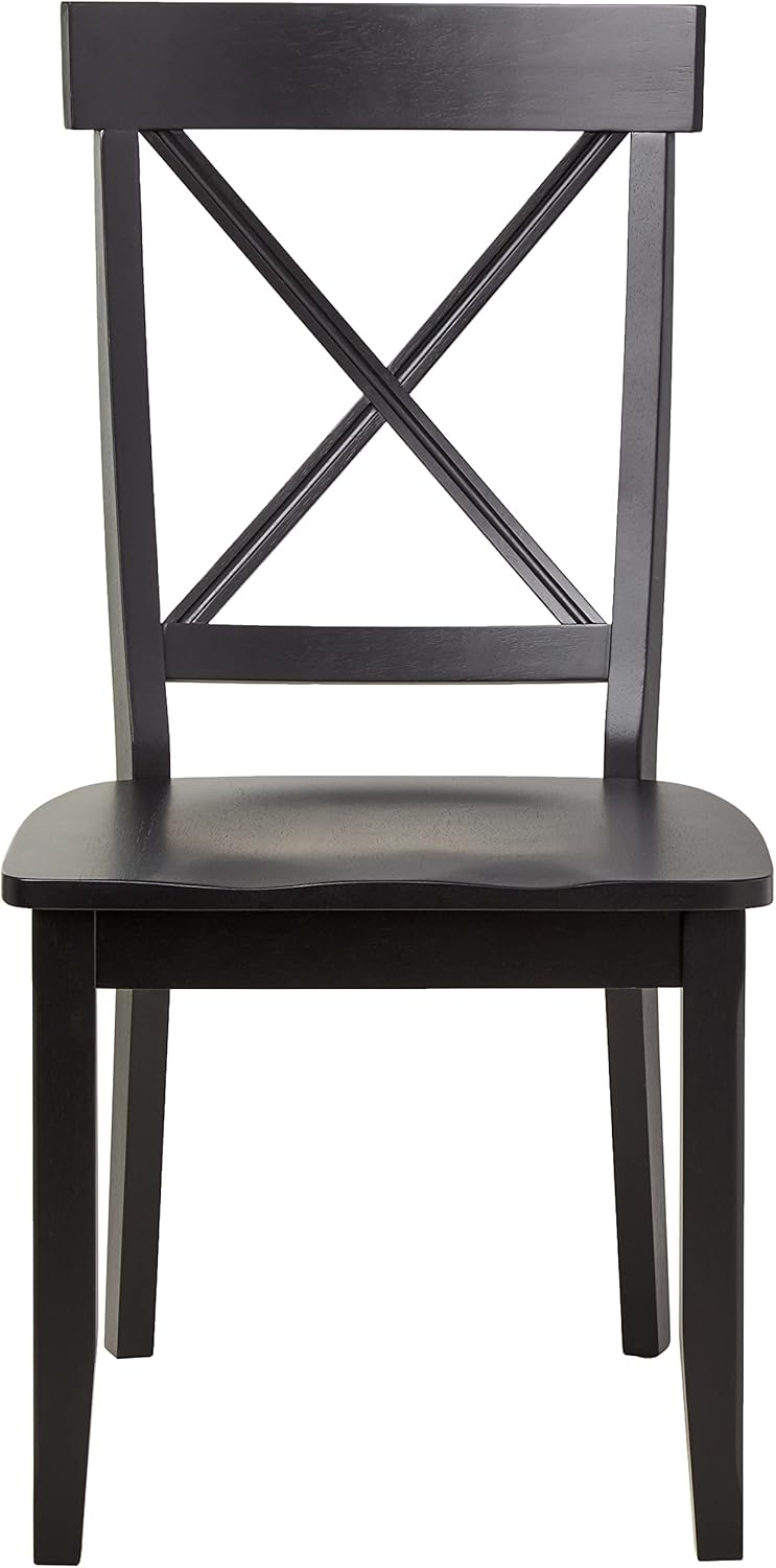Homestyles Blair Black Dining Chairs, Set of 2