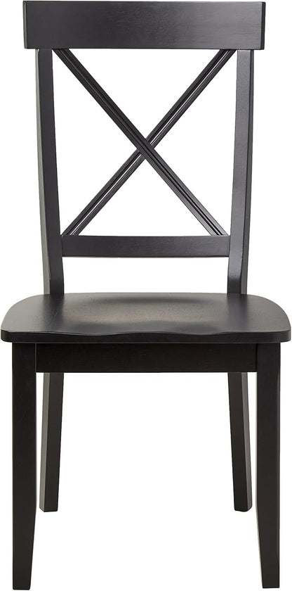 Homestyles Blair Black Dining Chairs, Set of 2