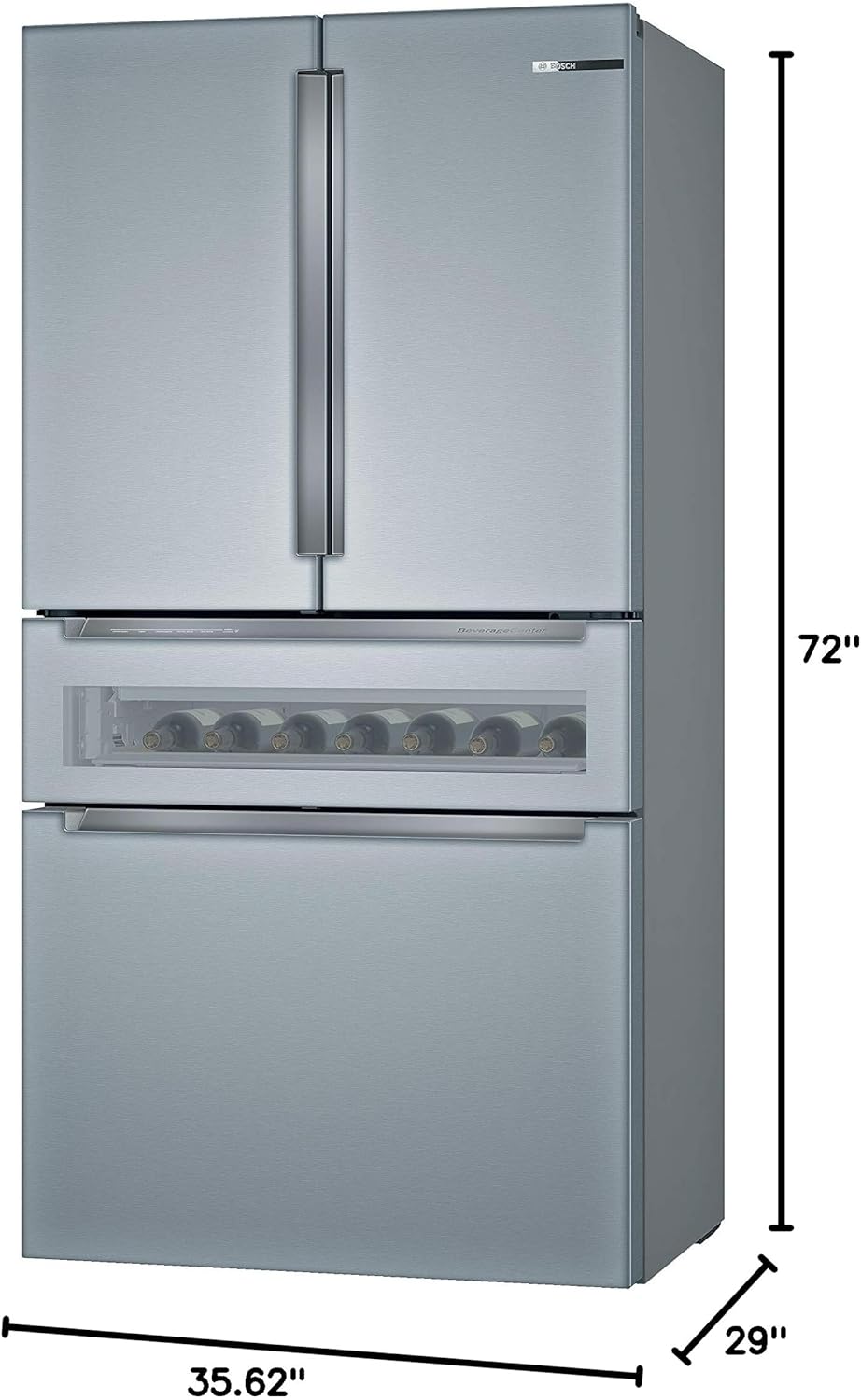 Bosch 36 inch Smart Counter-Depth 4-Door Refrigerator