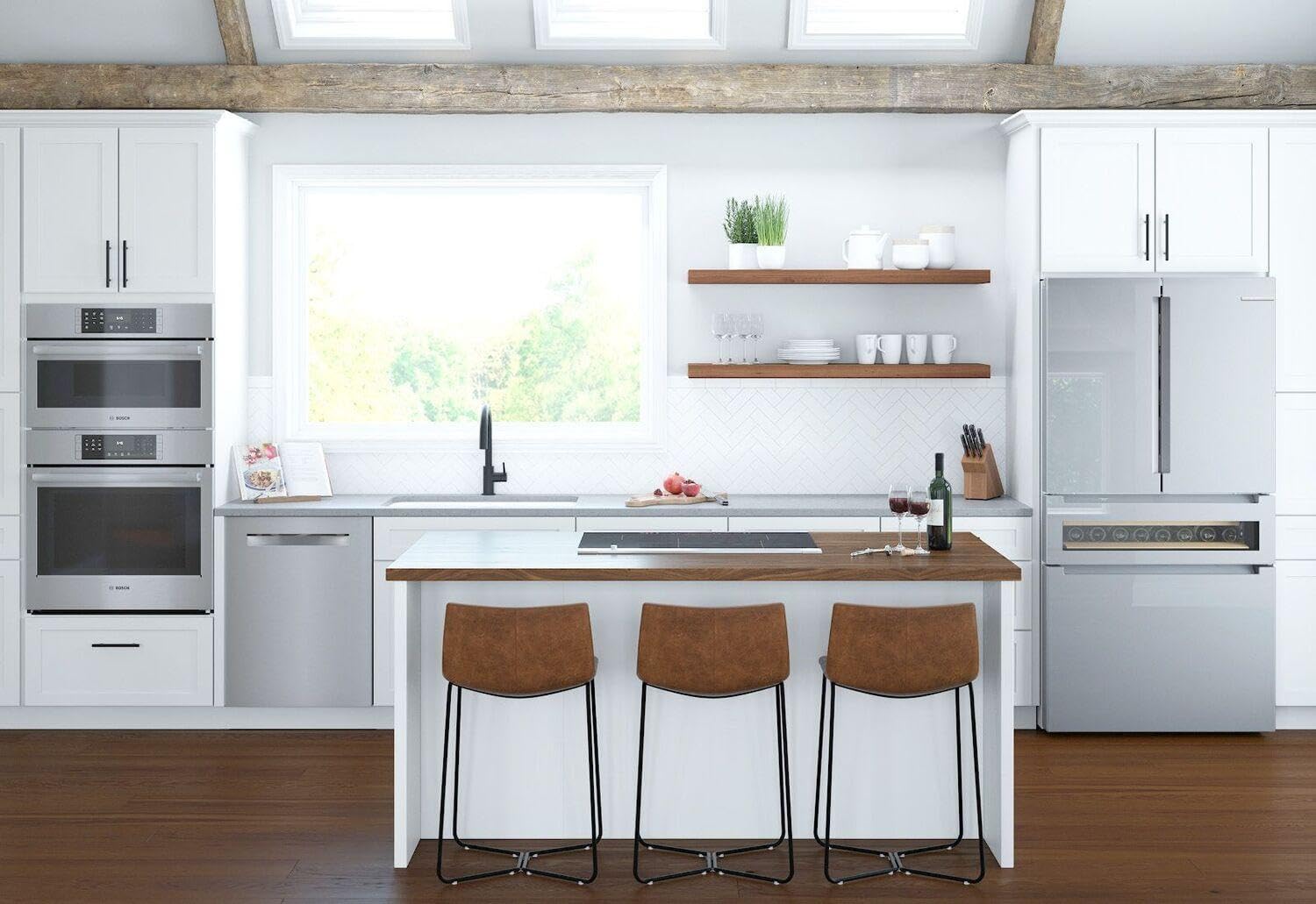 Bosch 36 inch Smart Counter-Depth 4-Door Refrigerator