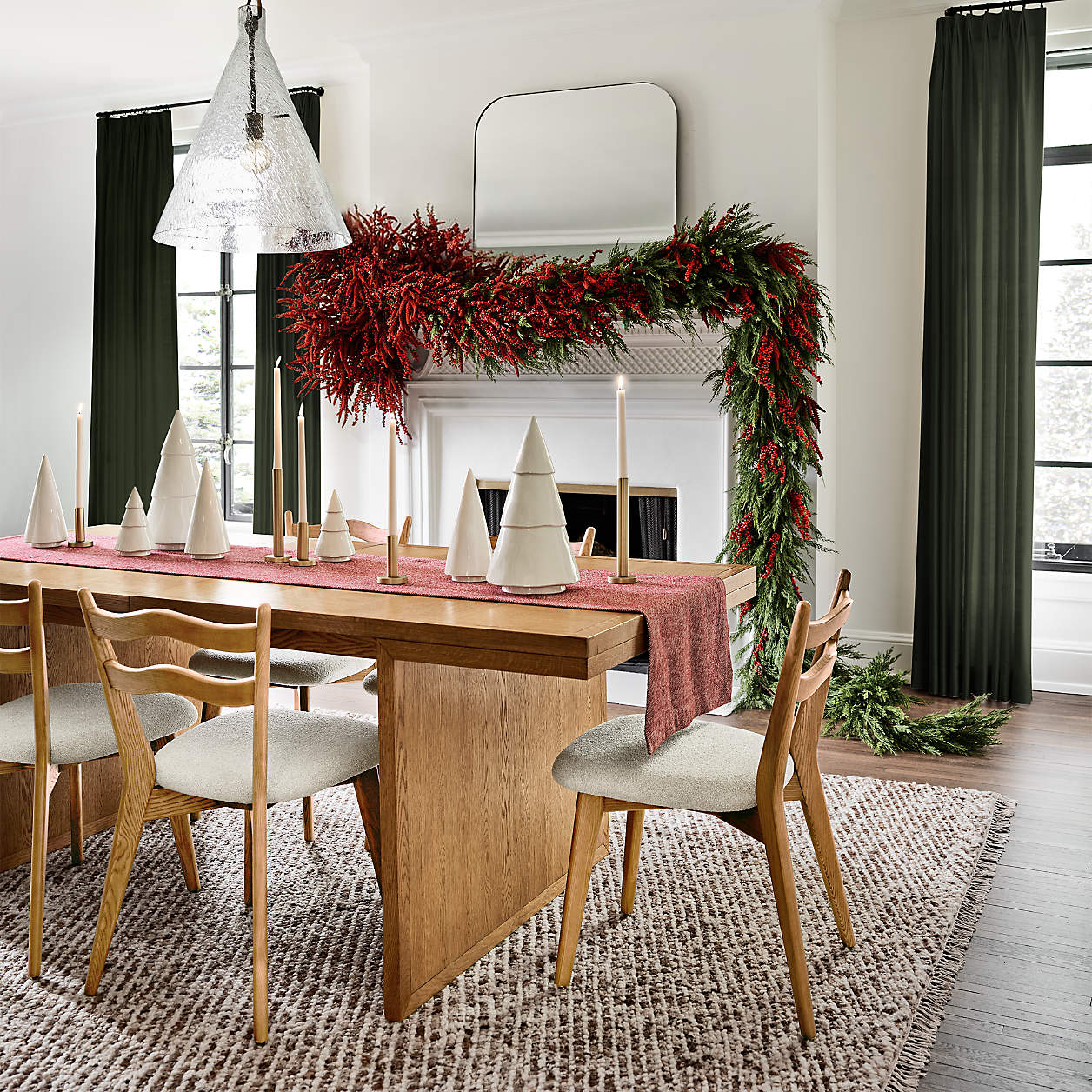 Hazel Brown Wood Dining Chair