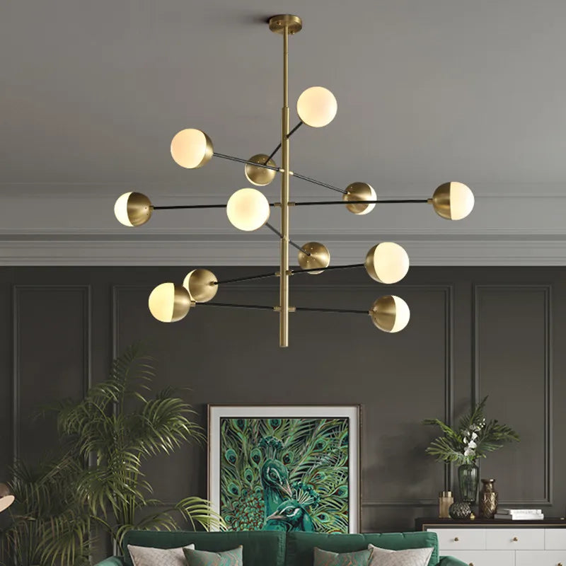 Interiors Pendant Lamp - Black Antique Brass