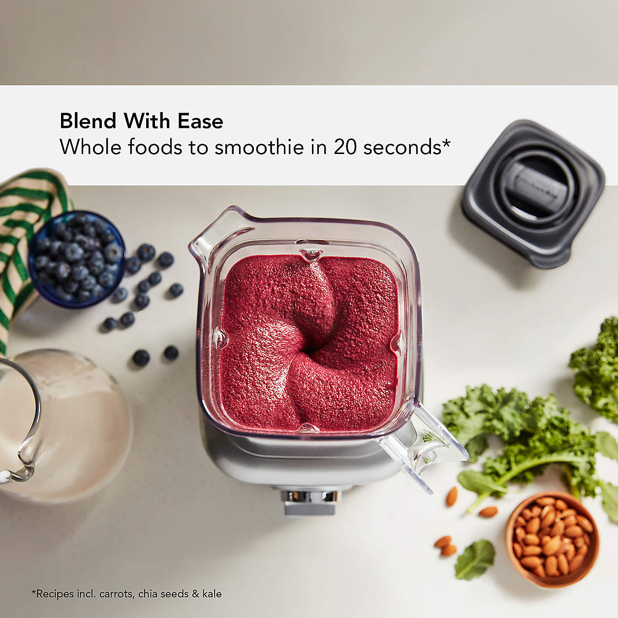 KitchenAid ® K400 Contour Silver Blender`