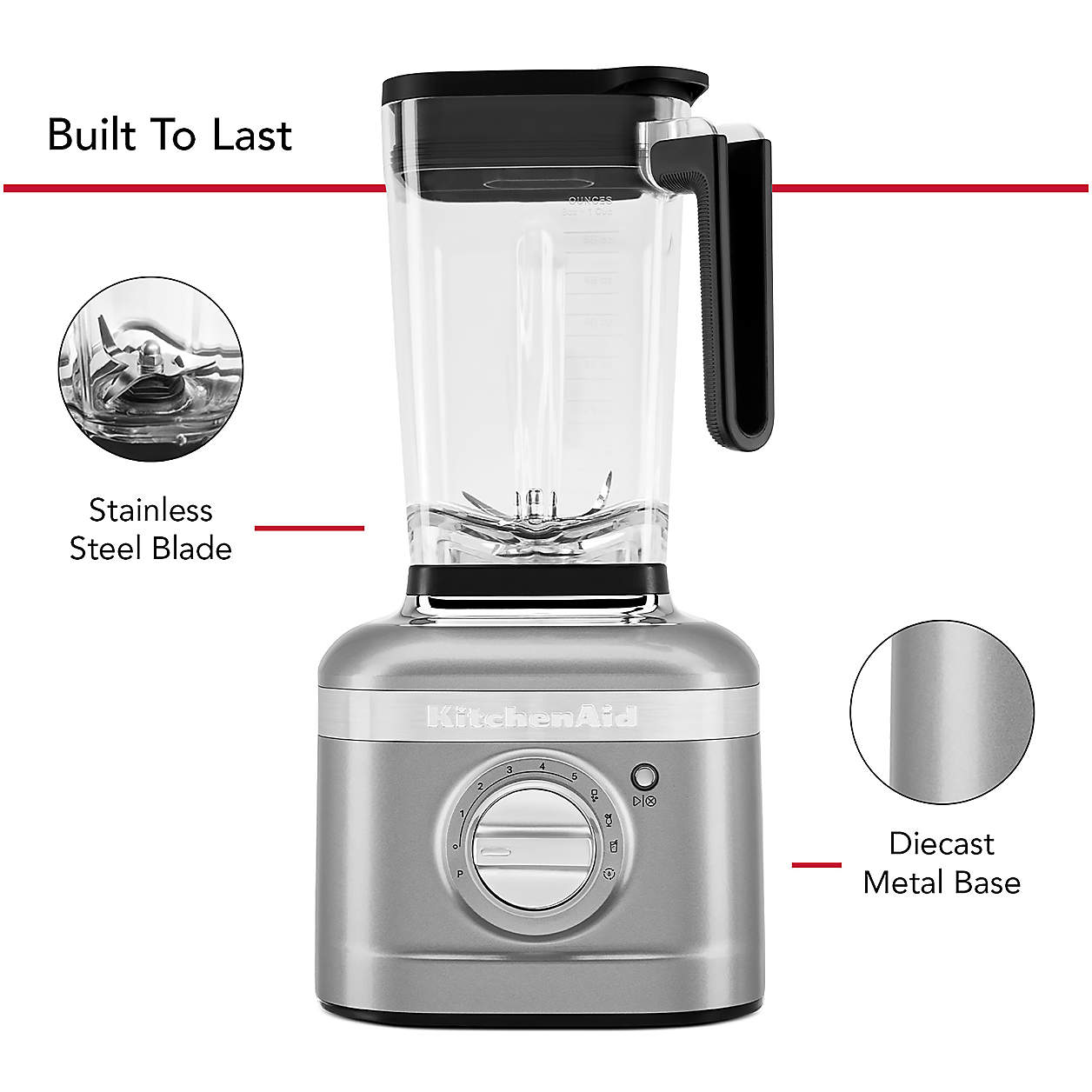 KitchenAid ® K400 Contour Silver Blender`