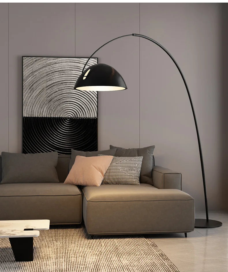 Interiors Metal Bow floor lamp