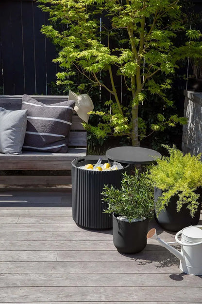 Outdoor Cooler Side Table