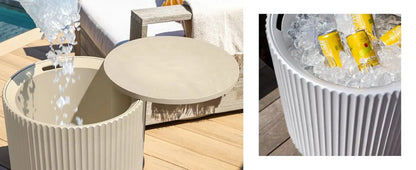 Outdoor Cooler Side Table