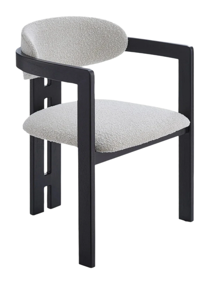 O&Co Counter Stool In Colmer Silver Grain