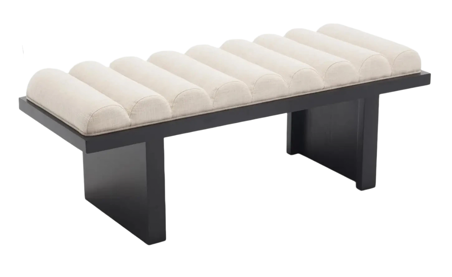 O&Co Ponce Chex Polar Boucle Bench