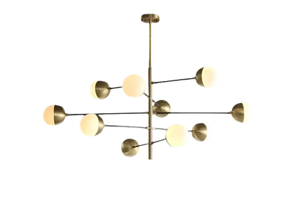 Interiors Pendant Lamp - Black Antique Brass