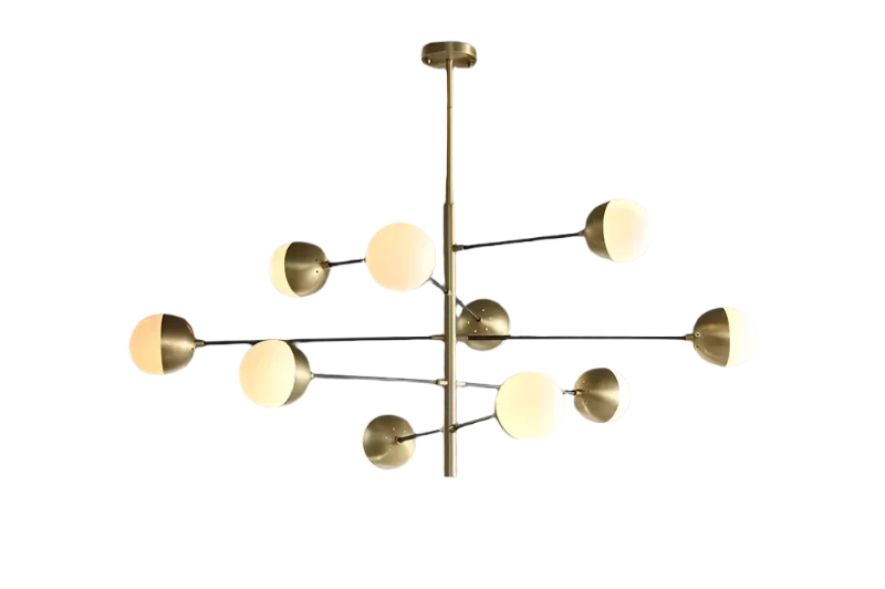 Interiors Pendant Lamp - Black Antique Brass