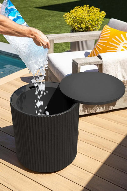 Outdoor Cooler Side Table