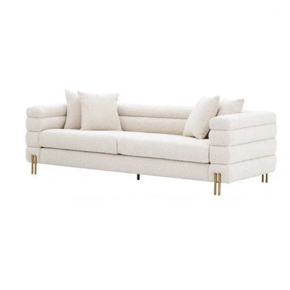 Eichholtz York 3 Seater Sofa in Boucle Cream